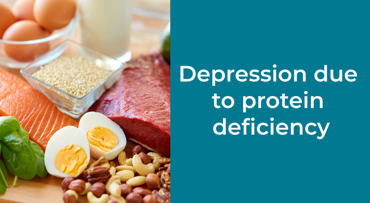 Depression due to protein deficiency